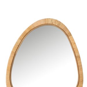 J-Line spiegel Paille – jute/glas – naturel – large – 60 x 66 cm J-Line spiegel Paille – jute/glas – naturel – large – 60 x 66 cm