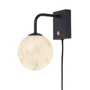 it's about RoMi wandlamp Carrara – zwart – 12x18x21cm it's about RoMi wandlamp Carrara – zwart – 12x18x21cm