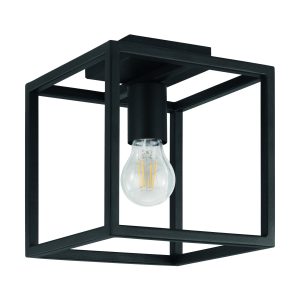 EGLO plafondlamp Eldrick – e27 – 20 cm – zwart EGLO plafondlamp Eldrick – e27 – 20 cm – zwart