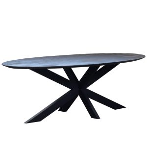 Giga Meubel Eettafel Diamond – Zwart Mangohout – 200x100x78cm Giga Meubel Eettafel Diamond – Zwart Mangohout – 200x100x78cm