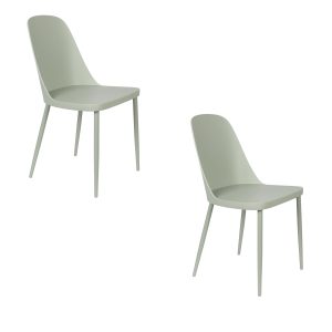 Housecraft Living Pip Eetkamerstoelen Mintgroen – Set van 2