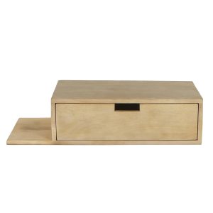 Giga Meubel Nachtkastje Niek – Zwevend Naturel Plankje Links – 65cm Giga Meubel Nachtkastje Niek – Zwevend Naturel Plankje Links – 65cm