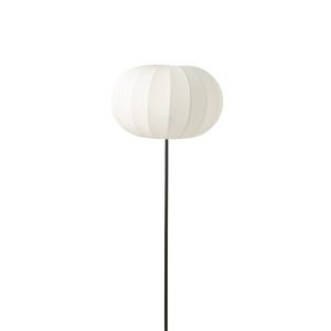 J-Line vloerlamp Lantaarn – metaal/textiel – wit – small