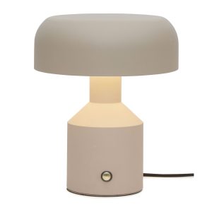 it's about RoMi tafellamp Porto – bruin – Ø25cm