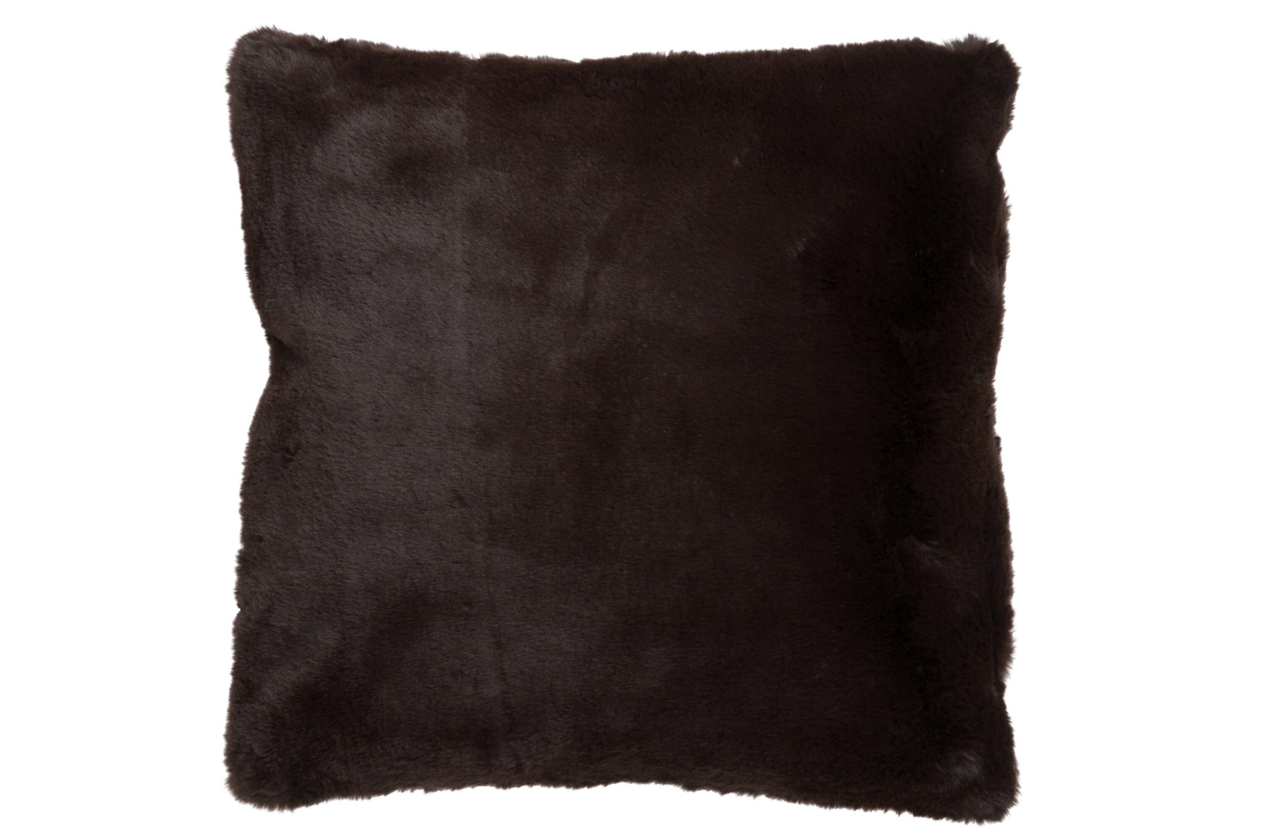 J-Line kussen Cutie - polyester - donkerbruin