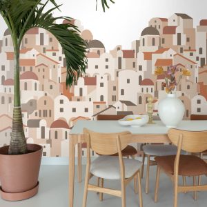 ESTAhome fotobehang mediterrane huisjes terracotta – 200 x 279 cm – 15 ESTAhome fotobehang mediterrane huisjes terracotta – 200 x 279 cm – 15