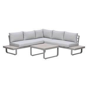 Garden Impressions loungeset Diego 4-delig – taupe Garden Impressions loungeset Diego 4-delig – taupe