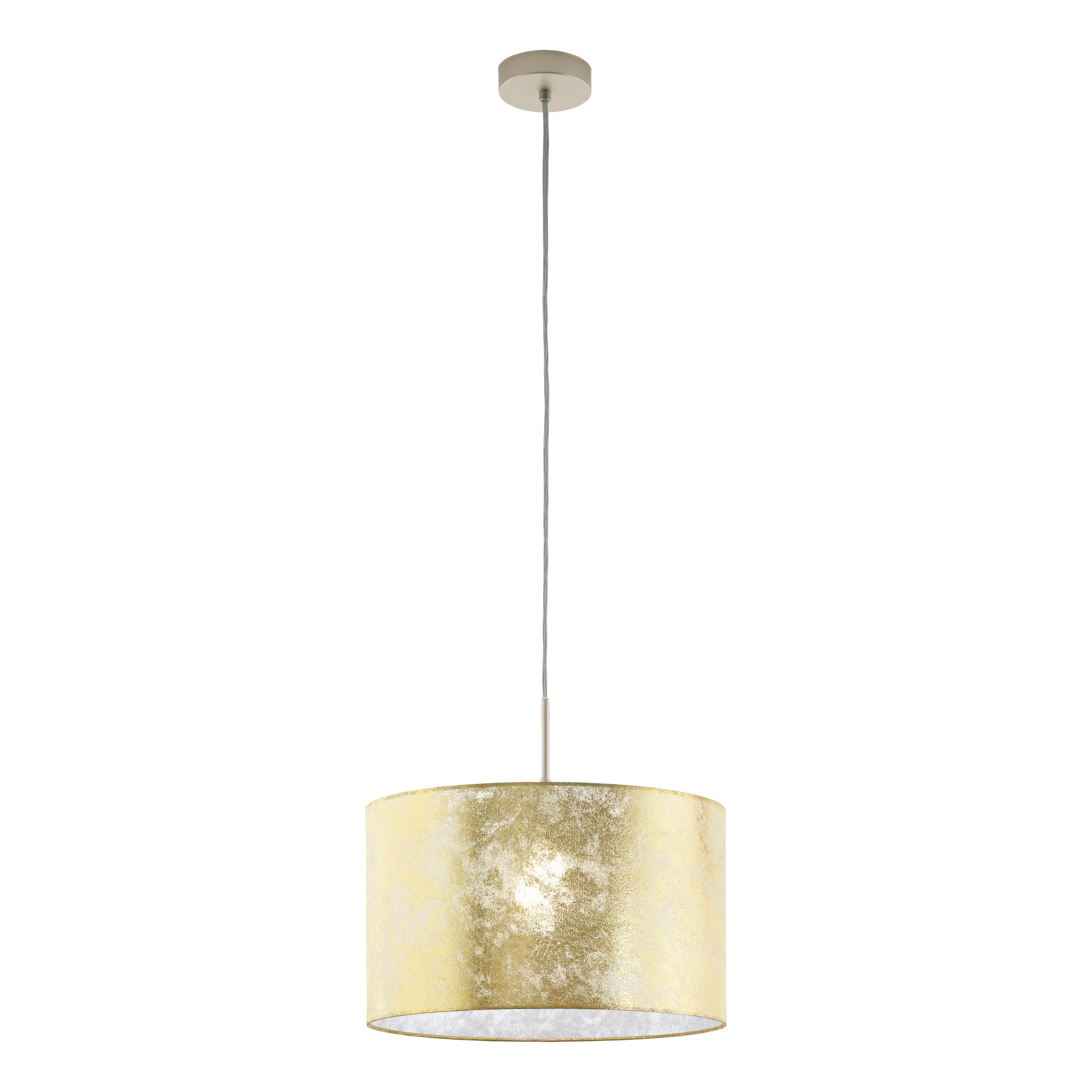 EGLO hanglamp Viserbella - e27 - ø 38 cm - champagne/goud