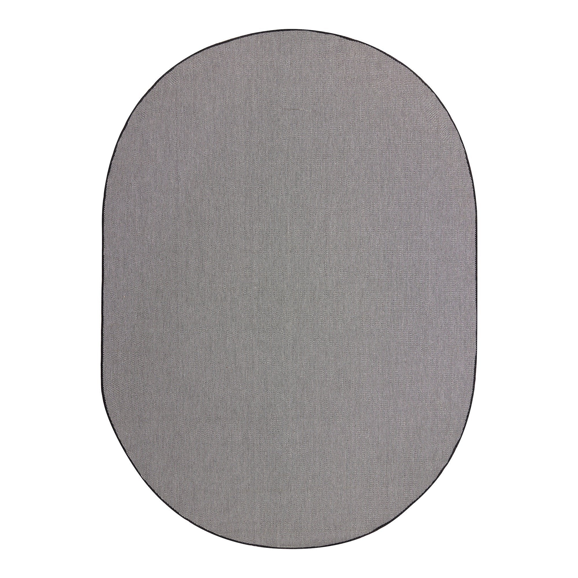 Buitenkleed Ovaal Mono - Zwart/Wit - Dubbelzijdig - EVA Interior - 200