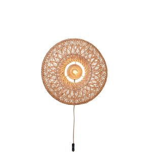 GOOD&MOJO wandlamp ARIZONA – bruin – Ø50cm