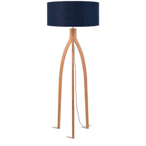 GOOD&MOJO vloerlamp Annapurna – blauw – Ø60cm