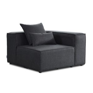 Home Deluxe Modulaire Bank VERONA Antraciet Hoekbank Rechts