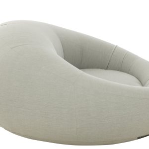 J-Line matras Donut – kunststof – grijs
