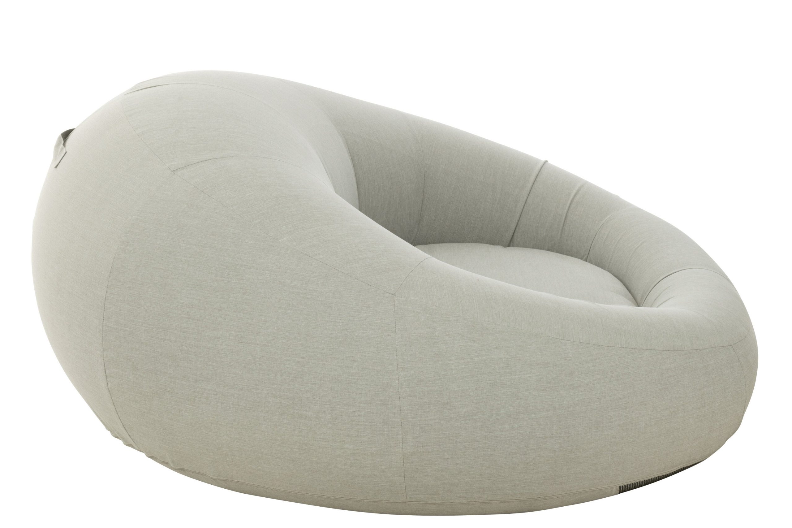 J-Line matras Donut - kunststof - grijs