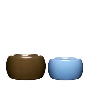 Hübsch potten Maru – ijzer – ø31xh18cm/ø27xh16cm