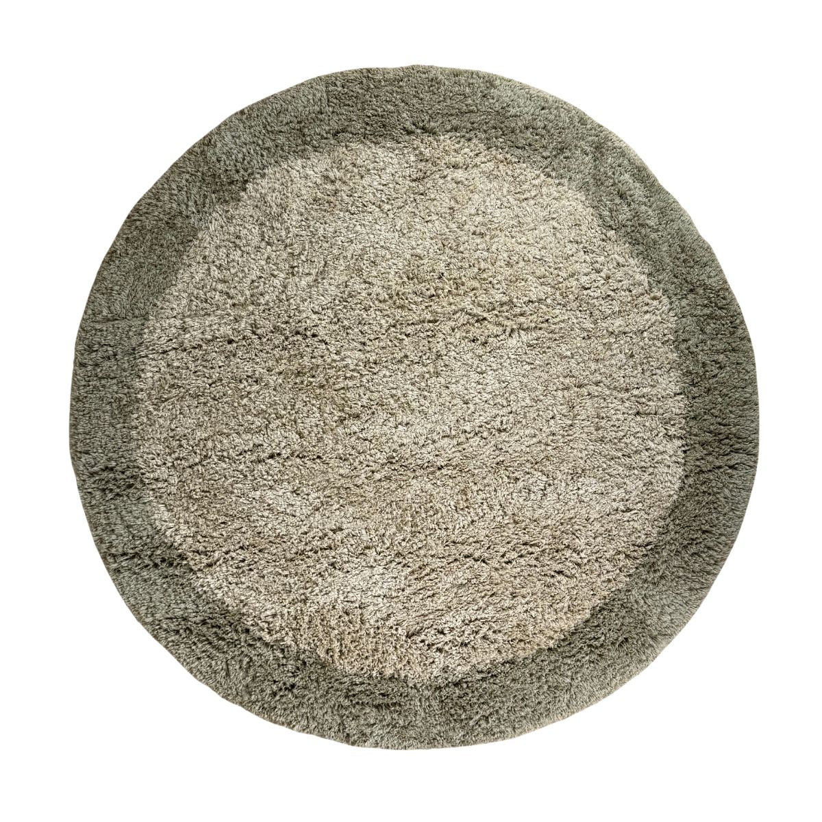 Interieur05 vloerkleed Pilo - groen/beige - Ø160 cm