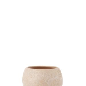 J-Line bloempot Round Terra – roze/goud – large – Ø 24 cm J-Line bloempot Round Terra – roze/goud – large – Ø 24 cm
