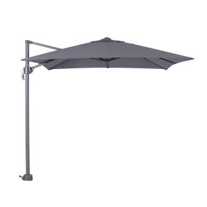 Hawaii parasol S – 250×250 cm – carbon black – donker grijs Hawaii parasol S – 250×250 cm – carbon black – donker grijs
