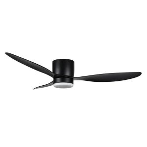 Freelight plafondventilator Brezza – 1 lichts – 132 x 22 cm – zwart
