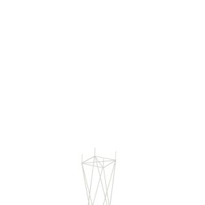 J-Line staander Kruis – metaal – wit – small – 55 cm hoog
