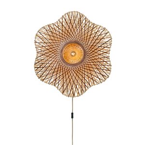 GOOD&MOJO wandlamp MADURA – bruin – Ø87cm