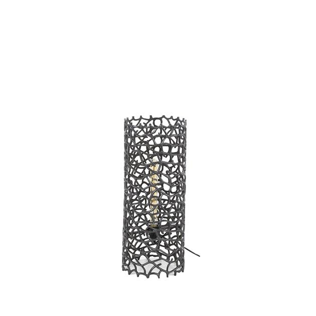 Giga Meubel Vloerlamp Weaver - Zwart Metaal - 1-Lichts - 25x25x61cm