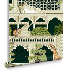 Graham & Brown Vliesbehang – Animahal Emerald – 10mx52cm