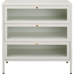 Kare Design Dressoir Naxos wit 3 deuren