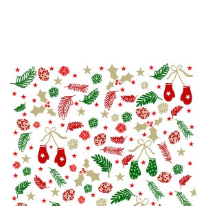 J-Line servet Kerst Achtergrond – papier – mix – large – 3 pakken van J-Line servet Kerst Achtergrond – papier – mix – large – 3 pakken van