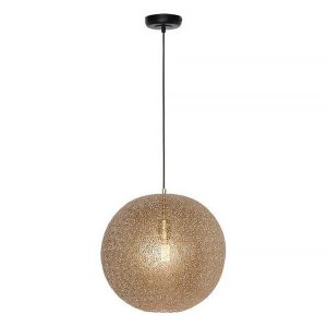 Freelight hanglamp Oro – 1 lichts – 40 x 140 cm – mat goud Freelight hanglamp Oro – 1 lichts – 40 x 140 cm – mat goud