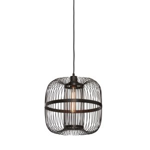GOOD&MOJO hanglamp Hokkaido – zwart – Ø25cm GOOD&MOJO hanglamp Hokkaido – zwart – Ø25cm