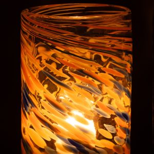J-Line vaas Arun – glas – mix – large – Ø 15 cm