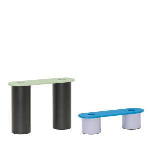 Hübsch kandelaar Modu – ijzer – 22x6xh16cm/22x6xh6cm