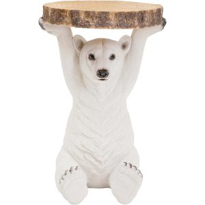 Kare Design Bijzettafel Animal beer wit Kare Design Bijzettafel Animal beer wit