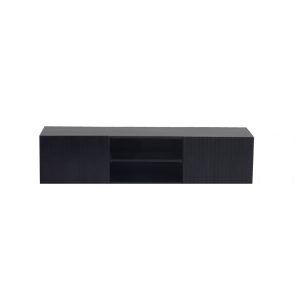 Giga Meubel Tv-meubel Roman – Zwart Mangohout – 150x40x35cm