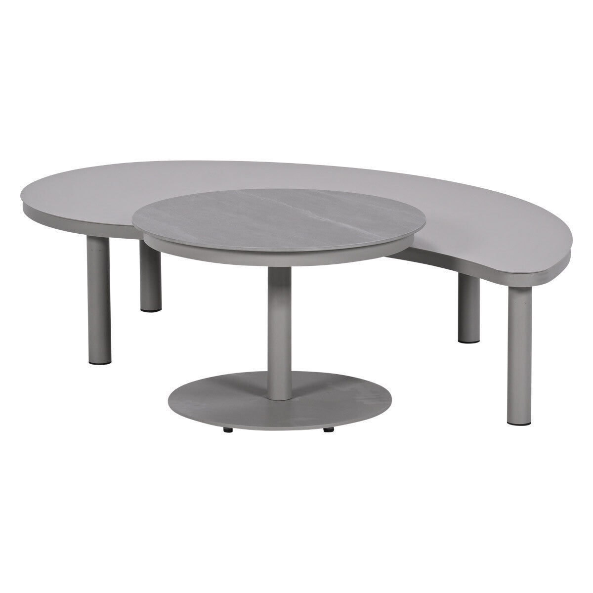 Garden Impressions Zante loungetafels set van 2 - taupe - cantostone N