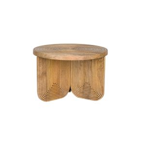 Housecraft Living Maeze Salontafel Rond 60 cm Hout – Bruin