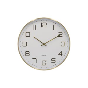 Karlsson wandklok Elegance Glow – wit – Ø40cm Karlsson wandklok Elegance Glow – wit – Ø40cm
