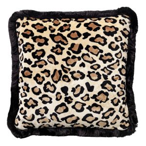 EVITA | sierkussen 45×45 cm | Pumice Stone | beige | dierenprint | Hoi