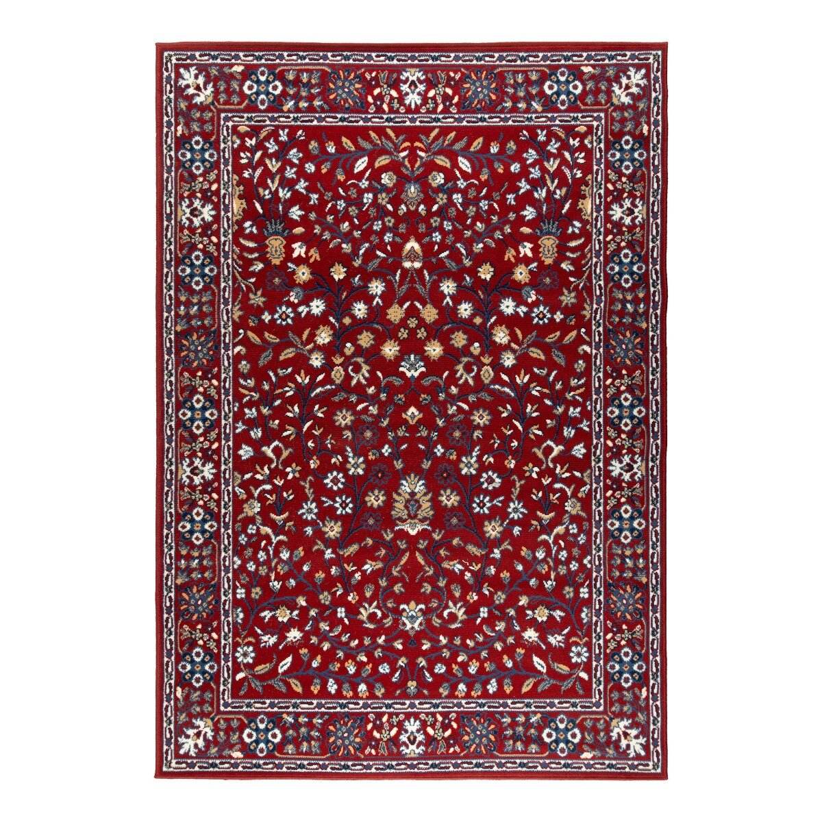 Interieur05 Vintage Vloerkleed Nazly Rood/Blauw