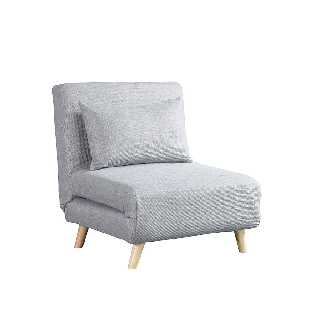 HOME DELUXE Slaapstoel SNOOZE - Beige 79 x 28 x 132 cm