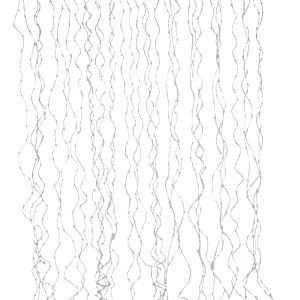 J-Line kerstverlichting Gordijn 1020 Led 2x3M – kunststof – zilver – w