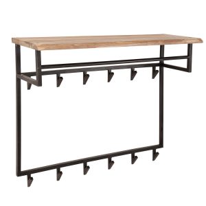 Giga Meubel Kapstok Edge – Naturel Hout – 12 Haken – 100x33x80cm Giga Meubel Kapstok Edge – Naturel Hout – 12 Haken – 100x33x80cm