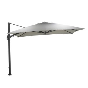 Hawaii Big Pole II parasol – 350×350 cm – carbon black – royal zand