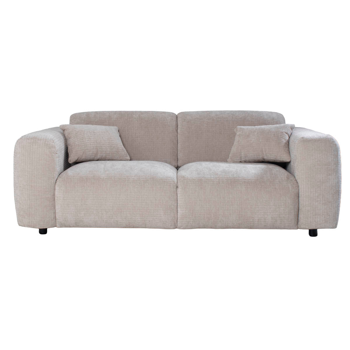 Giga Meubel 2-Zits Bank Dijon - Beige Stof - 205x100x73cm
