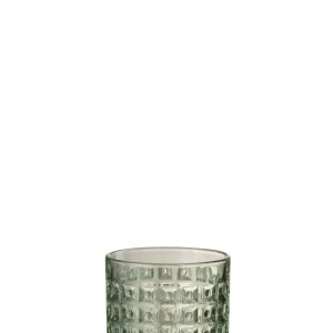 J-Line glas Motief – glas – groen – 4 stuks J-Line glas Motief – glas – groen – 4 stuks