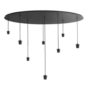 Highlight plafondplaat – 8 lichts – 140 x 130 cm – zwart Highlight plafondplaat – 8 lichts – 140 x 130 cm – zwart