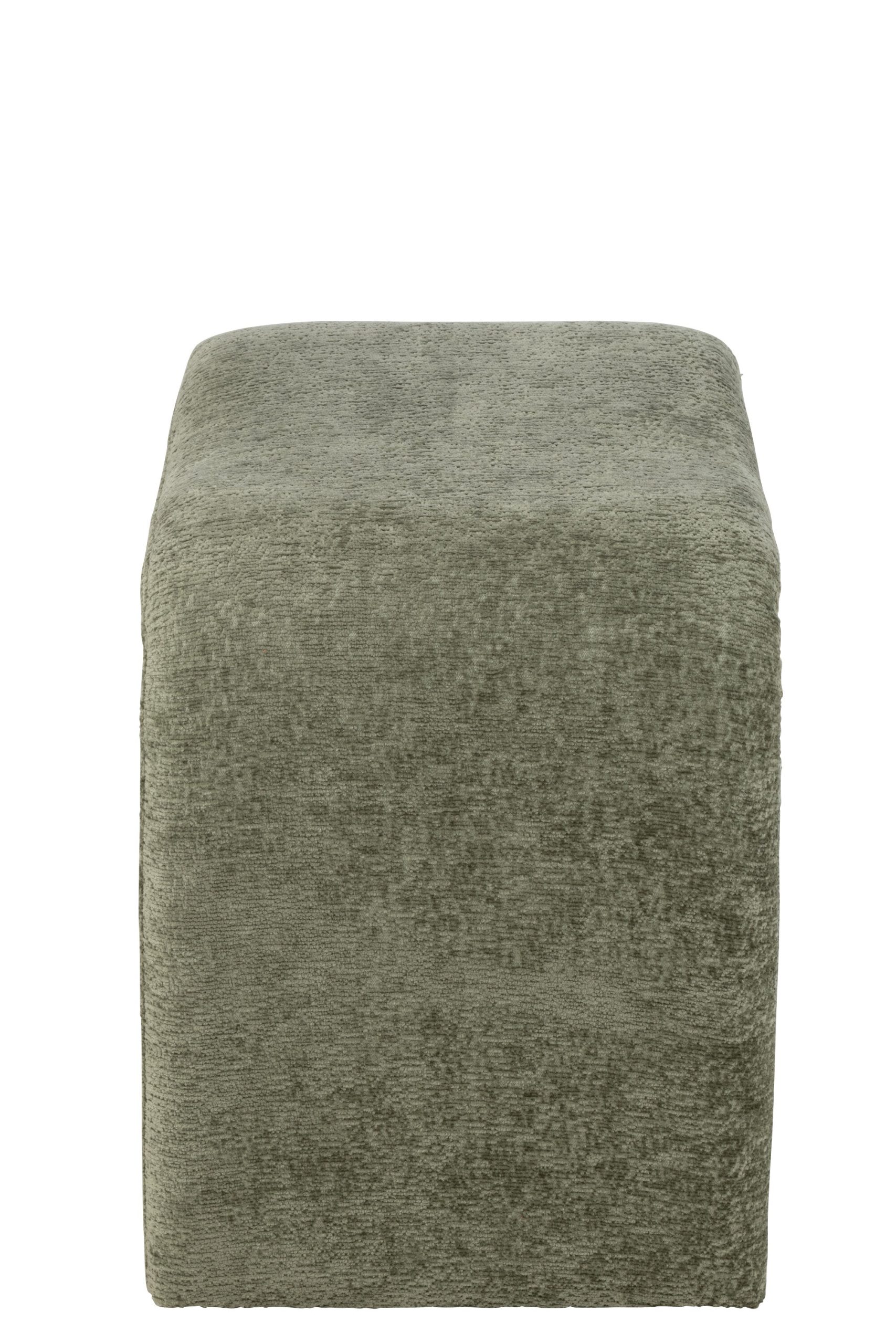 J-Line kruk N shape - textiel - muntgroen