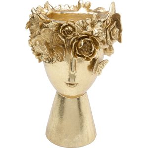 Kare Design Vaas Gouden bloemenkroon 30cm Kare Design Vaas Gouden bloemenkroon 30cm