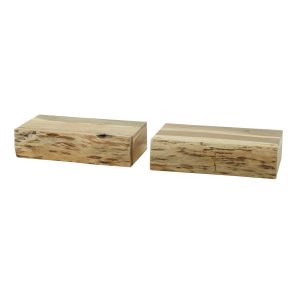 Giga Meubel Nachtkastje Tree L – Naturel – Set van 2 – 40x10x20cm Giga Meubel Nachtkastje Tree L – Naturel – Set van 2 – 40x10x20cm